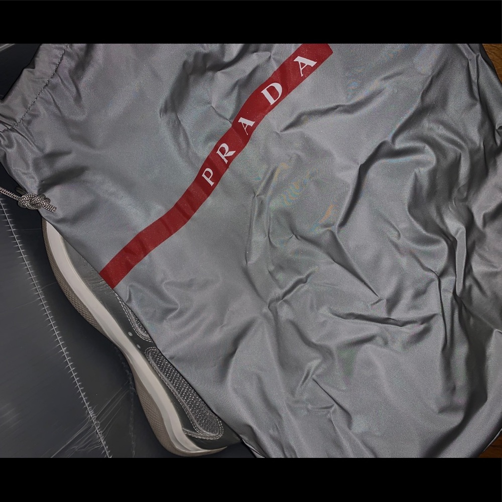 PRADA America's Cup (patent leather) Sneakers - Picture 14 of 14